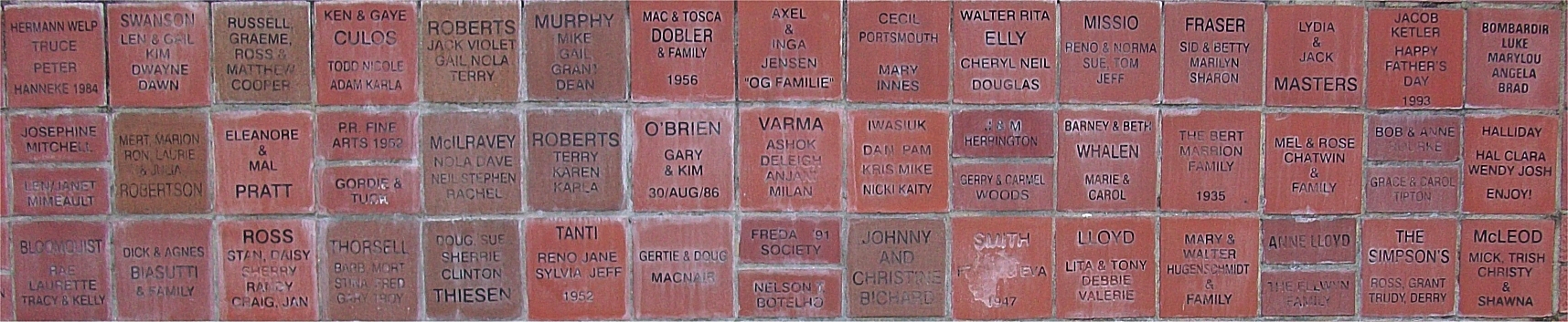 memorial wall